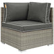 Repose Outdoor Patio Corner by Modway| Black