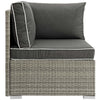 Repose Outdoor Patio Corner by Modway| Black