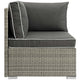 Repose Outdoor Patio Corner by Modway| Black