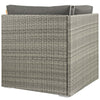 Repose Outdoor Patio Corner by Modway| Black