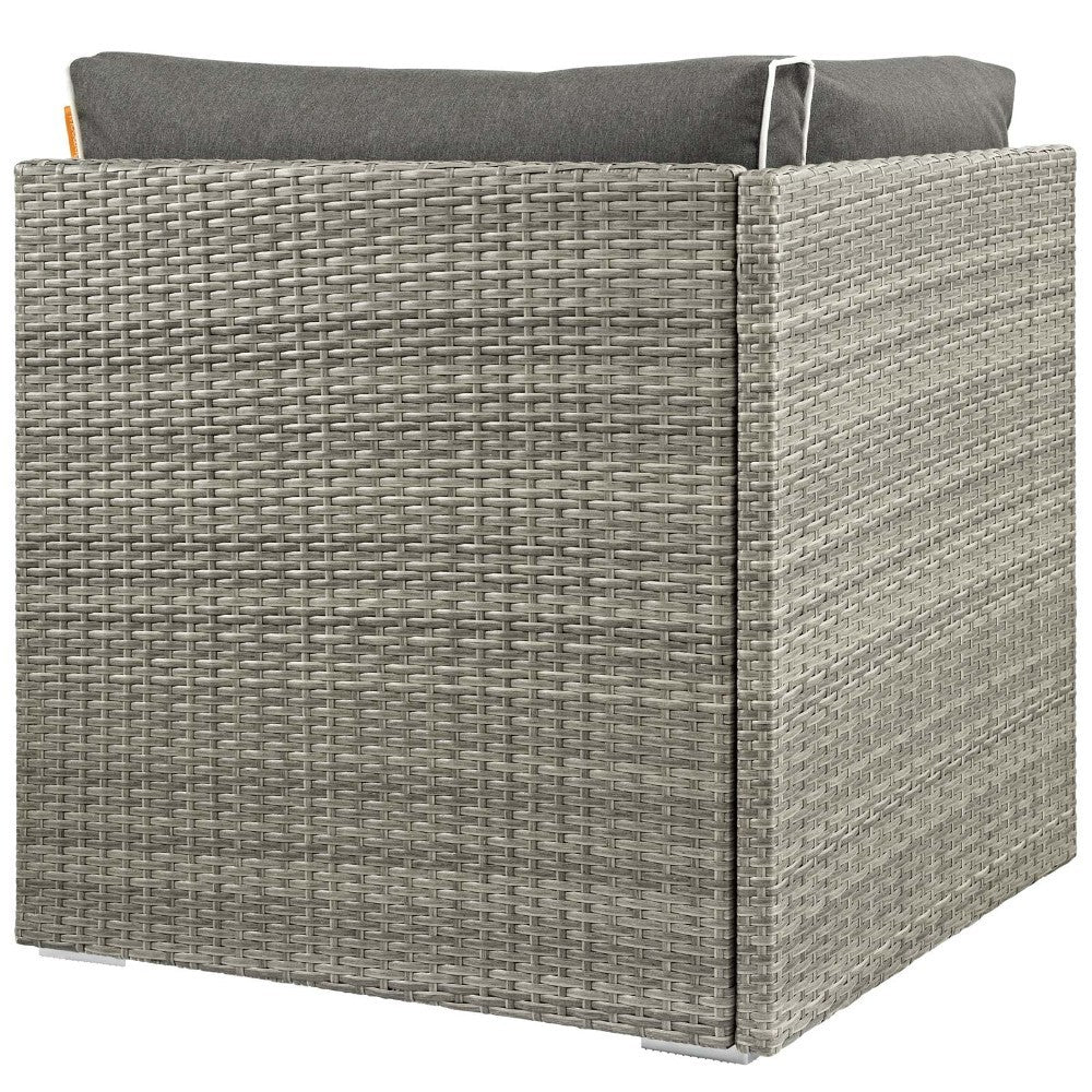 Repose Outdoor Patio Corner by Modway| Black