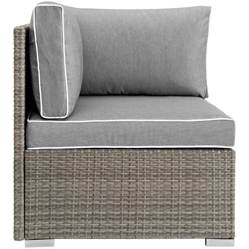 Repose Outdoor Patio Corner by Modway| Gray