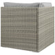 Repose Outdoor Patio Corner by Modway| Gray
