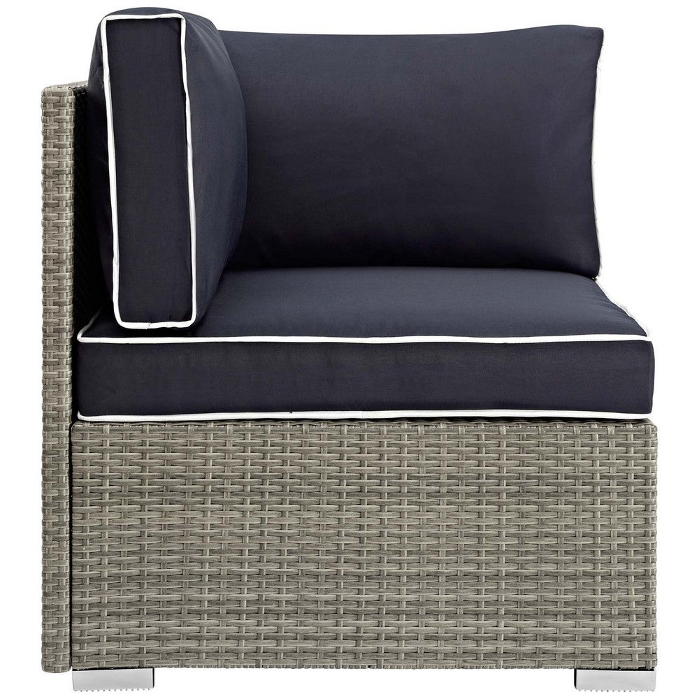 Repose Outdoor Patio Corner by Modway| Blue