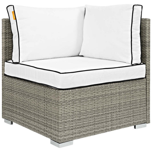 Repose Outdoor Patio Corner by Modway| White
