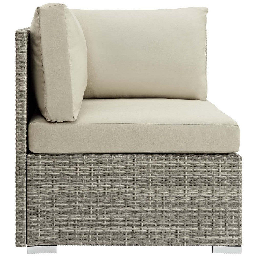 Repose Sunbrella® Fabric Outdoor Patio Corner by Modway| Brown