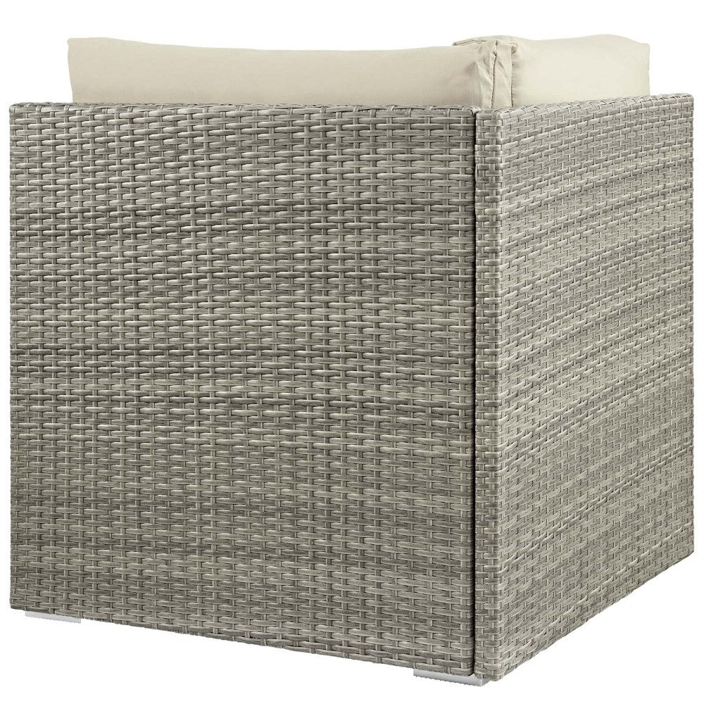 Repose Sunbrella® Fabric Outdoor Patio Corner by Modway| Brown
