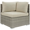 Repose Sunbrella® Fabric Outdoor Patio Corner by Modway| Brown