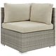 Repose Sunbrella® Fabric Outdoor Patio Corner by Modway| Brown