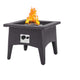 Vivacity Outdoor Patio Fire Pit Table by Modway| Brown