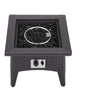Vivacity Outdoor Patio Fire Pit Table by Modway| Brown