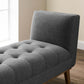 Haven Tufted Button Upholstered Fabric Accent Bench  - No Shipping Charges