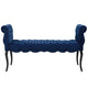 Modway Adelia Chesterfield Style Performance Velvet Entryway Bench in Navy MDY-EEI-3018-NAV