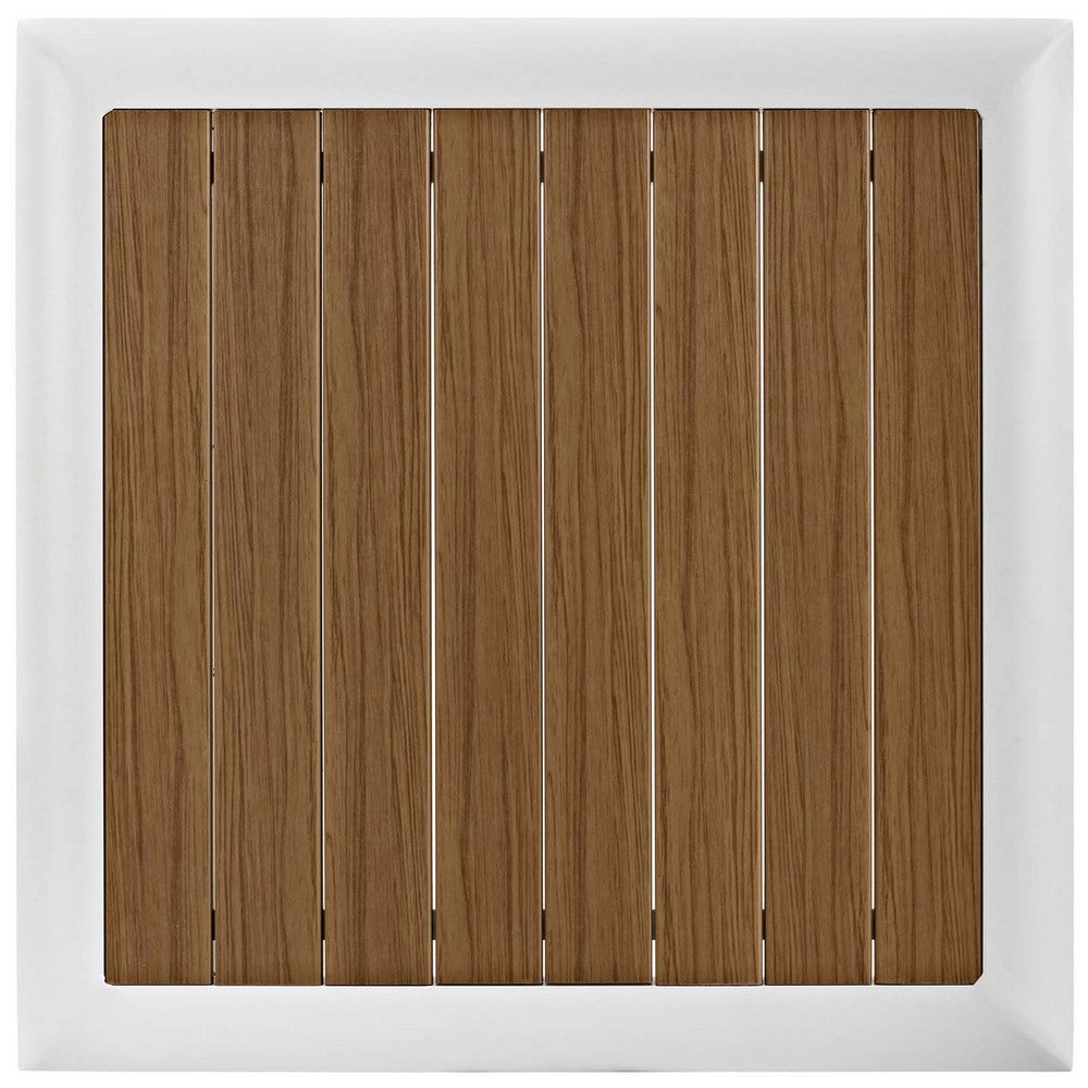 Stance Outdoor Patio Aluminum Side Table by Modway| Brown