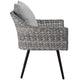 Endeavor Outdoor Patio Wicker Rattan Armchair by Modway| Gray