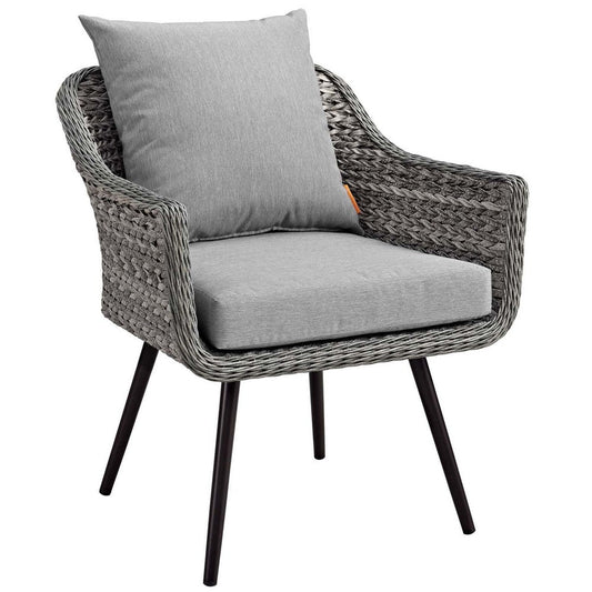 Endeavor Outdoor Patio Wicker Rattan Armchair - No Shipping Charges