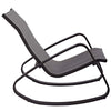 Traveler Rocking Outdoor Patio Mesh Sling Lounge Chair by Modway| Black