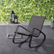 Traveler Rocking Outdoor Patio Mesh Sling Lounge Chair by Modway| Black