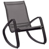 Traveler Rocking Outdoor Patio Mesh Sling Lounge Chair by Modway| Black