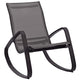 Traveler Rocking Outdoor Patio Mesh Sling Lounge Chair by Modway| Black