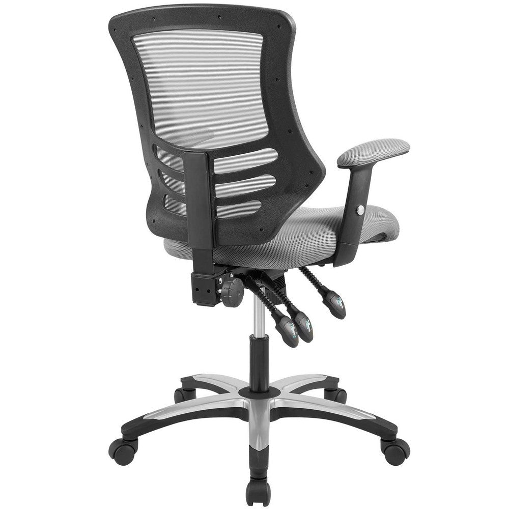 Modway Calibrate Mesh Adjustable Computer Desk Office Chair in Gray MDY-EEI-3042-GRY