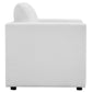 Modway Activate Contemporary Modern Fabric Upholstered Accent Lounge Armchair In White MDY-EEI-3045-WHI