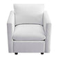 Modway Activate Contemporary Modern Fabric Upholstered Accent Lounge Armchair In White MDY-EEI-3045-WHI