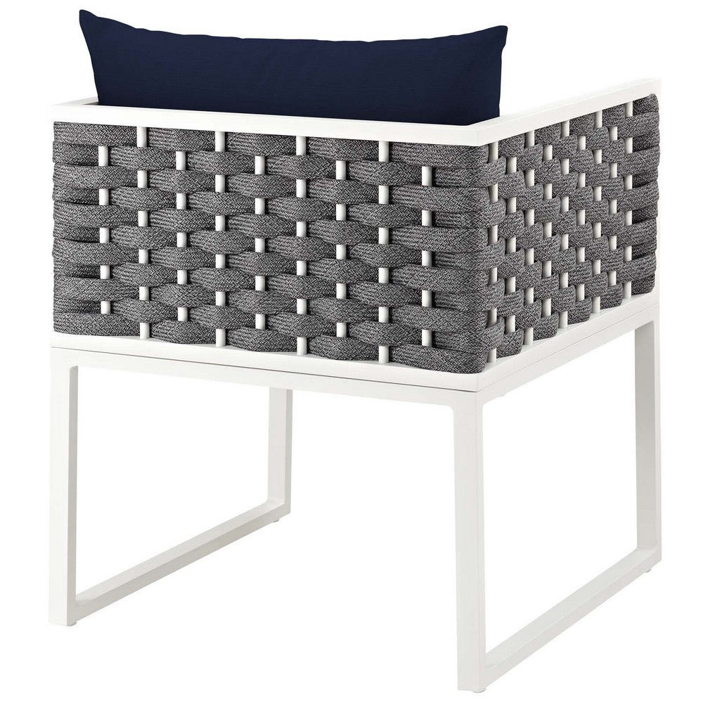 Stance Outdoor Patio Aluminum Dining Armchair by Modway| Blue
