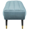 Adept Upholstered Velvet Bench  - No Shipping Charges