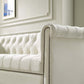 Modway Heritage Tufted Performance Velvet Upholstered Chesterfield Sofa with Nailhead Trim in Ivory MDY-EEI-3064-IVO