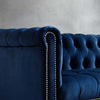 Heritage Performance Velvet Armchair by Modway| Blue