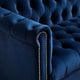 Heritage Performance Velvet Armchair by Modway| Blue