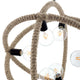Transpose Rope Pendant Chandelier by Modway| Black