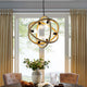 Transpose Rope Pendant Chandelier by Modway| Black