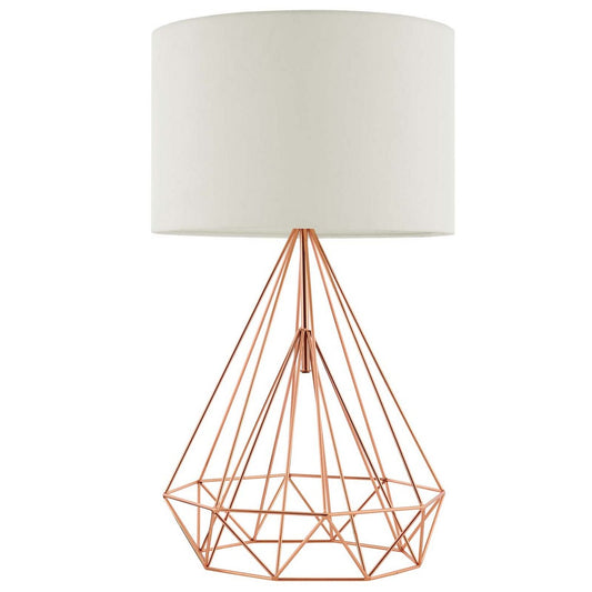 Precious Rose Gold Table Lamp by Modway| Yellow