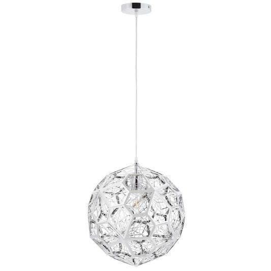 Shine Pendant Chandelier by Modway| Silver
