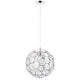 Shine Pendant Chandelier by Modway| Silver
