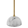 Salient Brass and Faux White Marble Table Lamp - No Shipping Charges MDY-EEI-3086