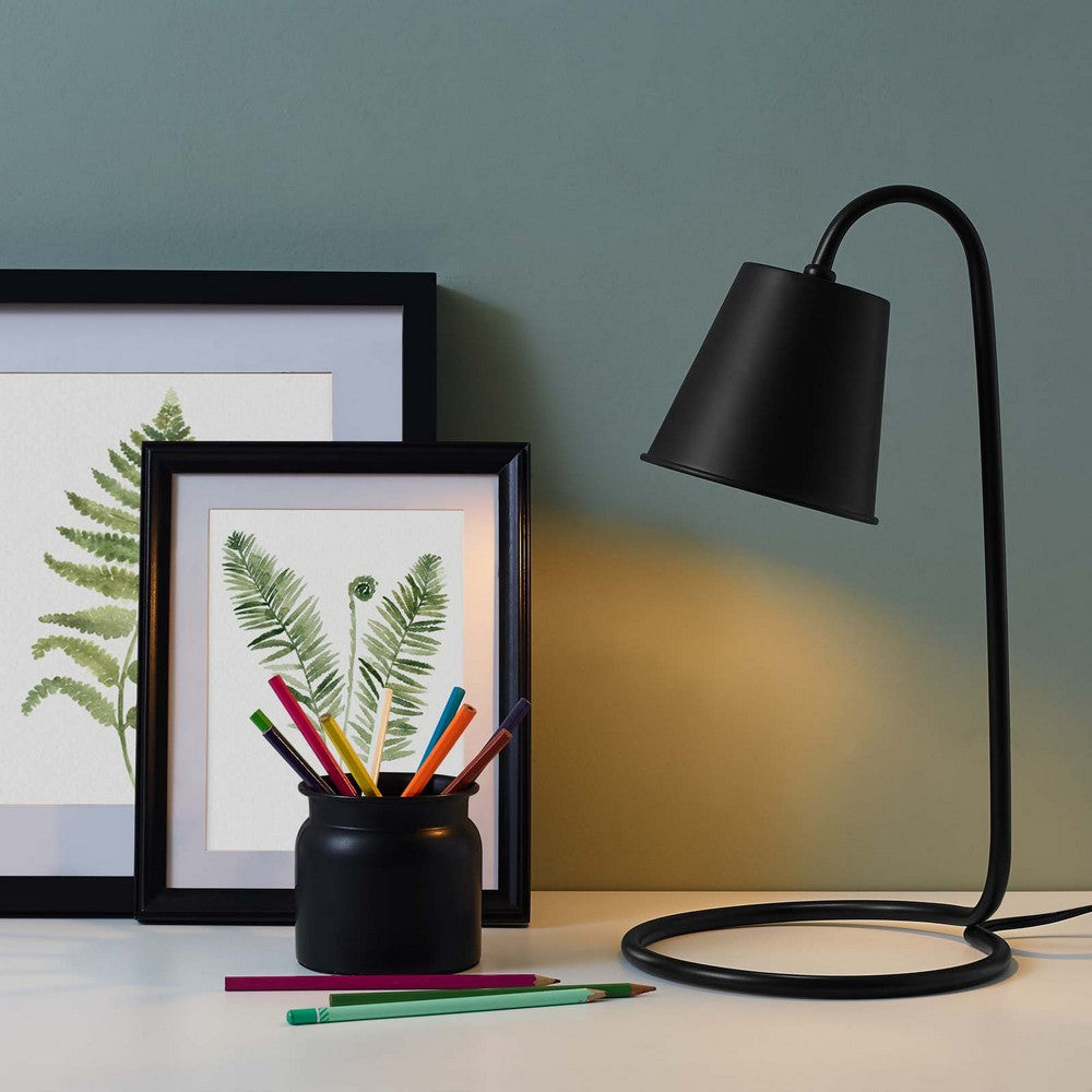 Proclaim Metal Table Lamp by Modway| Black