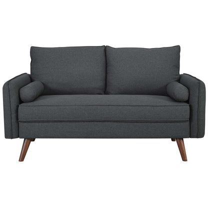 Revive Upholstered Fabric Loveseat  - No Shipping Charges