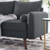 Revive Upholstered Fabric Loveseat - No Shipping Charges MDY-EEI-3091-GRY