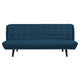 Modway Glance Mid-Century Modern Upholstered Fabric Convertible Futon Sofa Bed Couch In Azure MDY-EEI-3093-AZU