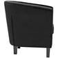 Modway Prospect Tufted Button Performance Velvet Upholstered Accent Lounge Arm Chairs in Black MDY-EEI-3153-BLK-SET