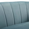 Modway Prospect Channel Tufted Upholstered Velvet Armchair Light Blue MDY-EEI-3188-LBU