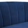 Modway Prospect Channel Tufted Upholstered Velvet Armchair Navy MDY-EEI-3188-NAV