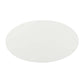 Modway Lippa 48’’ Oval-Shaped Mid-Century Modern Dining Table with White Wood Top and Gold Base MDY-EEI-3215-GLD-WHI