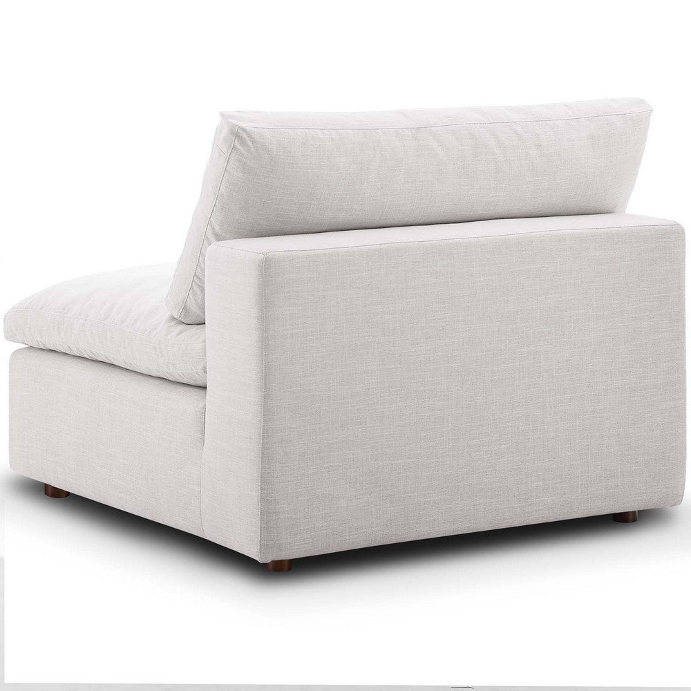 Commix Down Filled Overstuffed Armless Chair by Modway| Brown