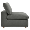 Commix Down Filled Overstuffed Armless Chair by Modway| Gray