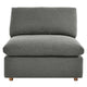 Commix Down Filled Overstuffed Armless Chair by Modway| Gray