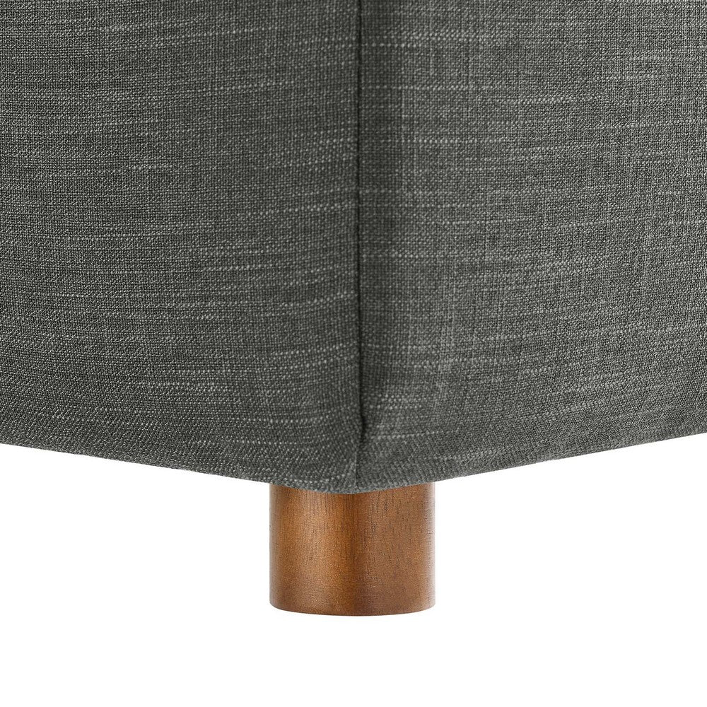 Commix Down Filled Overstuffed Armless Chair by Modway| Gray